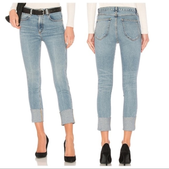 rag & bone Denim - RAG & BONE  Lou Skinny Jean Hotbird Wash